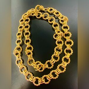 Givenchy Big Chunky Gold Statement 2way  Link Necklace